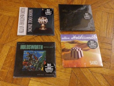 4 NEW Allan Holdsworth CD Lot ''Sand & Metal Fatigue & I.O.U. & None Too Soon''.