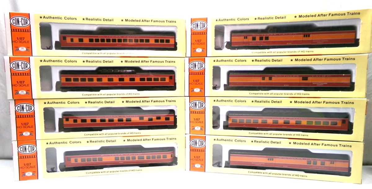 Con-Cor Southern Pacific HO Model Railroad Passenger Cars for sale