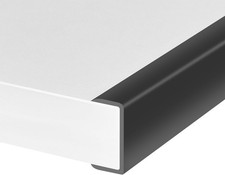 Rubber Edge Trim, 1-1/2 inches Self-Adhesive U Channel Edge Protector for Woods,