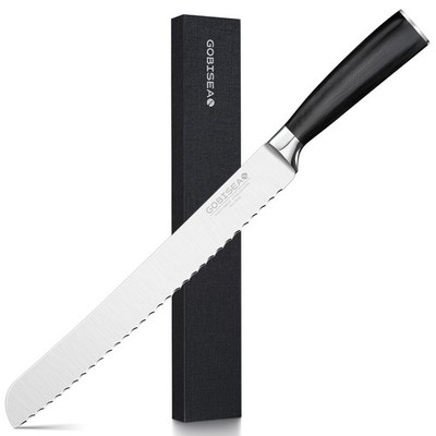 10-Inch Serrated Bread Knife for Homemade Bread Sourdough Bread Knife with Wi...