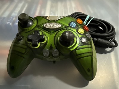 Original Xbox Controller Intec Wired Controller Gamepad 3rd Party Green TESTED