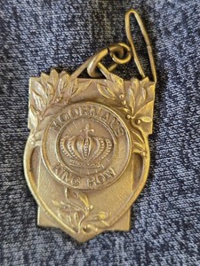 1938 Moorman Watch FOB  Sleigh Bell Derby Winner Engraved