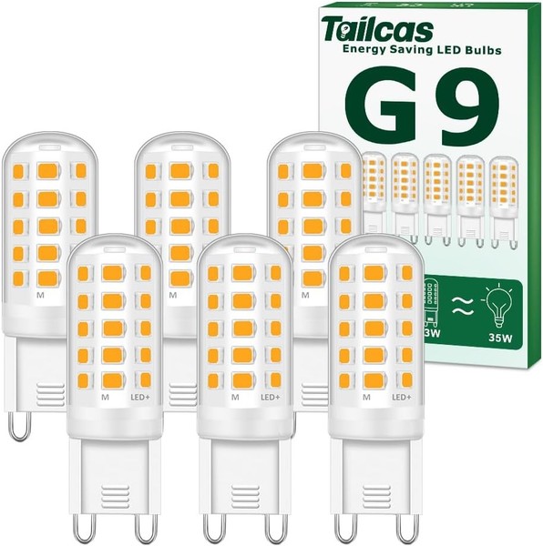 LED Lampe G9 Warmweiß 3000K 3W 350LM 6 StüCk Leuchtmittel Energiesparend-image