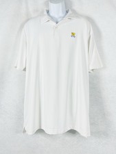 Peter Millar Crown Crafted Polo Shirt Mens XXL White Golf Short Sleeve