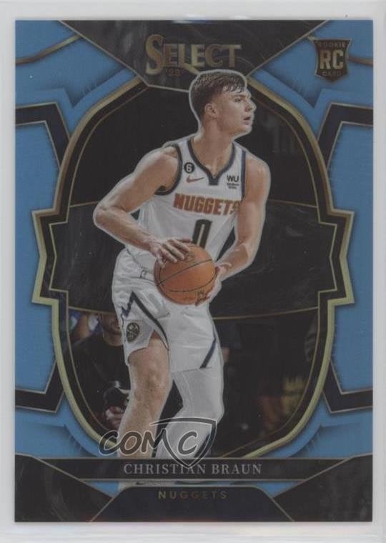 2022-23 Panini Select Concourse Light Blue Prizm 94/299 Christian Braun #85 0r5a