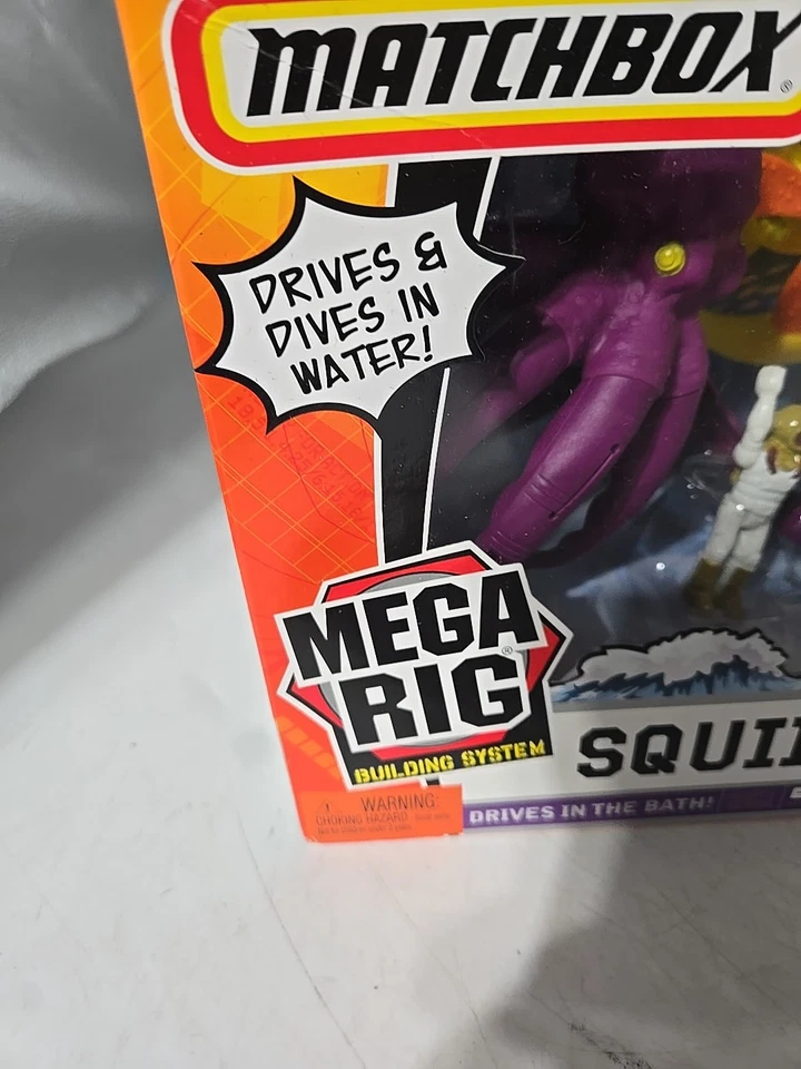 Matchbox Mattel Mega Rig Squid Sub 2010 K9582 Dives In The Bath Toy BRAND NEW!!  - Image 3 of 4