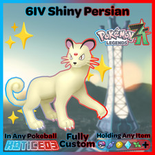 ✨ Shiny Persian 6IV ✨ Mega Dimension Pokemon Legends ZA Ready 🚀 Fast 🚀