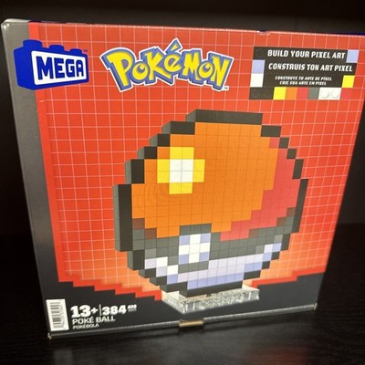 Mega Pokemon Poke Ball, Pixel Art~ 384 pcs for Ages 13+