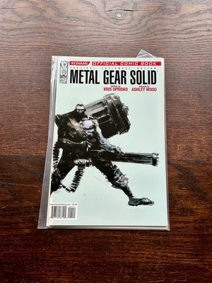 Metal Gear Solid 4 Comic IDW 2004 Konami Vulcan Raven Ashley Wood Cover Art