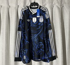 Argentina 26/27 Away Long Sleeve Adidas Climacool+ Authentic Jersey Size L NWT