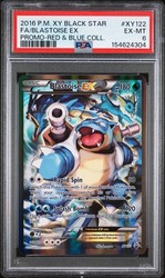 Blastoise EX XY122 XY Black Star Promo Full Art Holo