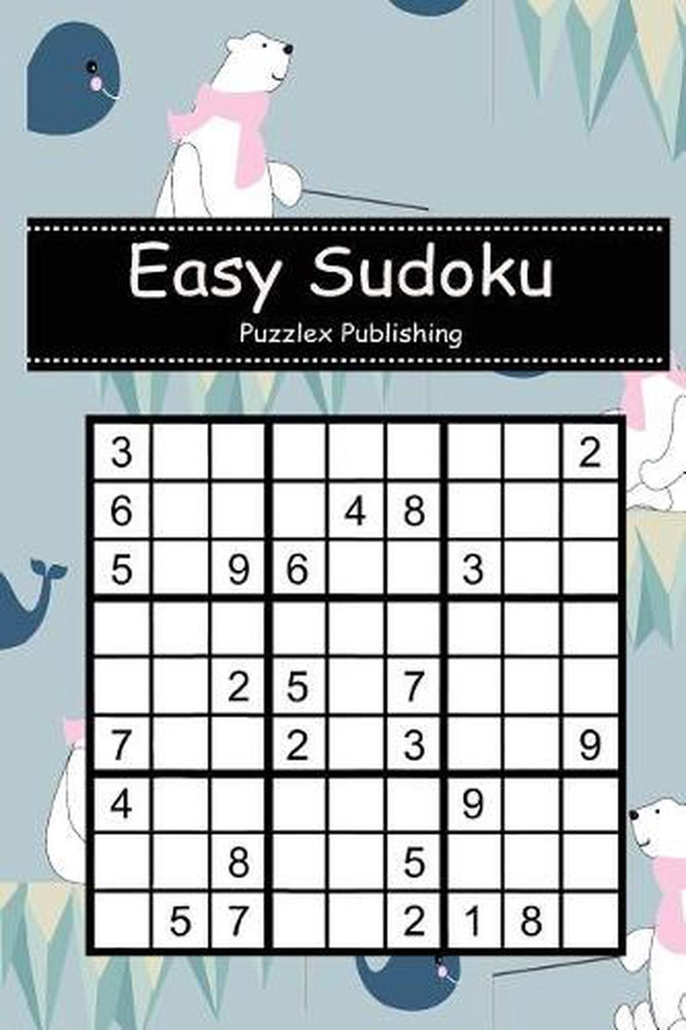 Easy Sudoku: Sudoku Puzzle Game For Beginers With Cute cartoon polar bear on the