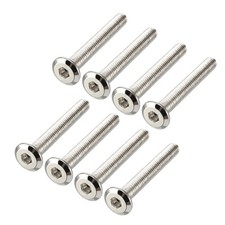M6x45mm Hex Socket Head Screws Furniture Bolts Fastener Carbon Steel 8pcs