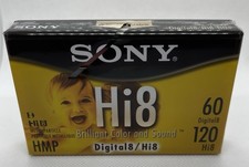 Sony Digital8/Hi8 120 min. blank tape - SEALED