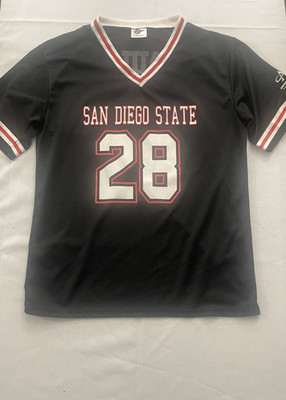 SAN DIEGO STATE MARSHALL FAULK AZTECS SDSU 1993 THROWBACK SGA JERSEY ADULT XL