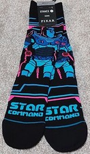 New Stance Infiknit Casual Socks Size Large Buzz Lightyear