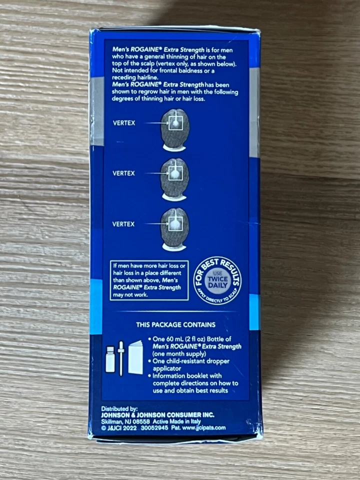 Solución tropical Rogaine Extra Strength 5% Minoxidil para la pérdida y el rebrote del cabello Foto 3 de 3