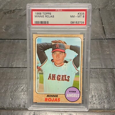 1968 Topps Minnie Rojas #305 *Angels* PSA 8 NM-MT | eBay