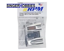 RPM 73543 "Shotgun Style" Mock Intake & Blower Set (Chrome) HH