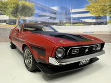 AUTOART Millennium 1971 Ford Mustang Mach 1 Fastback Red LE 1:18 Complete