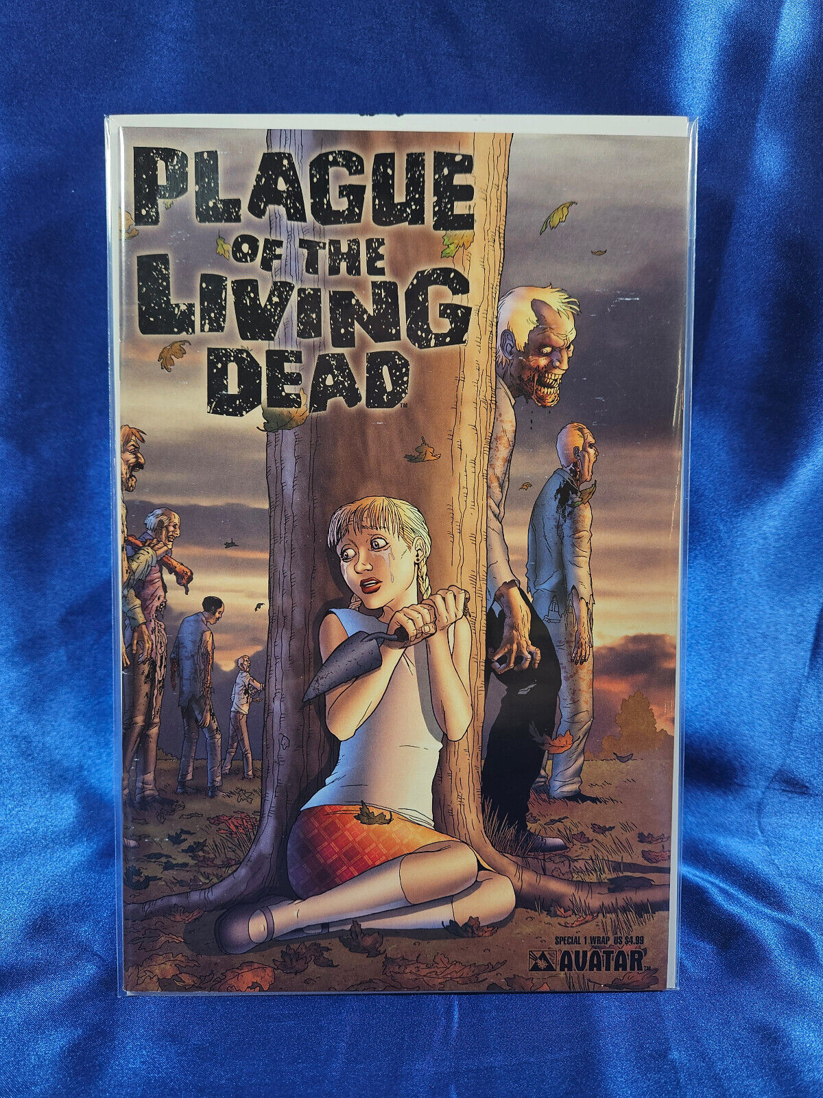 PLAGUE OF THE LIVING DEAD SPECIAL # 1 WRAP COVER  COMIC BOOK VF+ 8.5