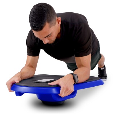 GoSports Core Hub Fitness Plank Board w/ Smart Phone Integration - Blue