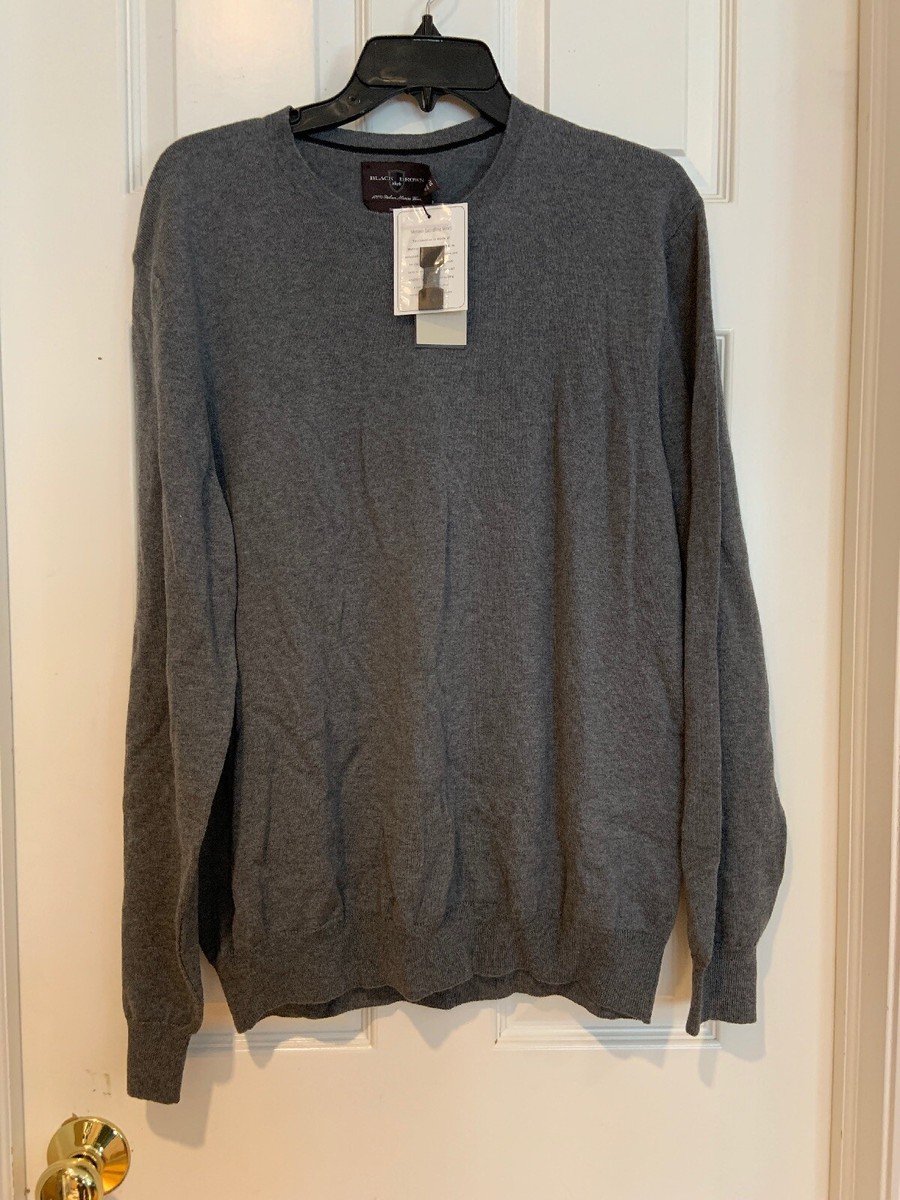 BLACK BROWN 1826 Mens Italian Merino Wool Sweater NWT ITALY XL/TL