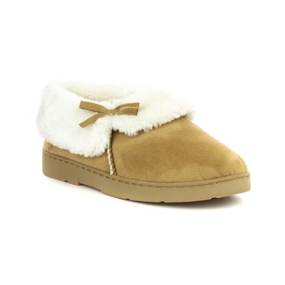 fur lined moccasin slippers for womens