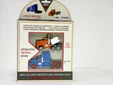 MODEL POWER HO R-T-R "KENWORTH" T-600 B DIECAST TRUCKS (2 STYLES - 2 PACK)