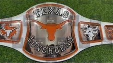Texas Longhorns National Championship Belt Adult Size Leather belt Brass Plated