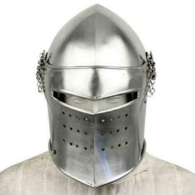 Christmas New Medieval Barbuta Helmet Armor Knight Helmet With Inner Liner new
