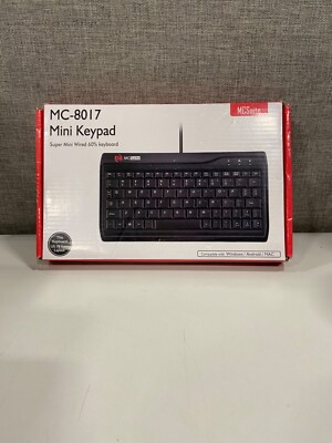 MCSaite Wired Mini USB Slim Keyboard - 78 Keys Keypad For PC, Laptop