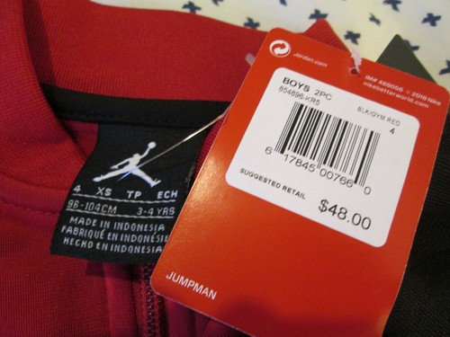 NEW Boys NIKE 3Pc OUTFIT AIR JORDAN TRACK SUITE + JORDAN JERSEY FREE SHIP - Picture 10 of 12