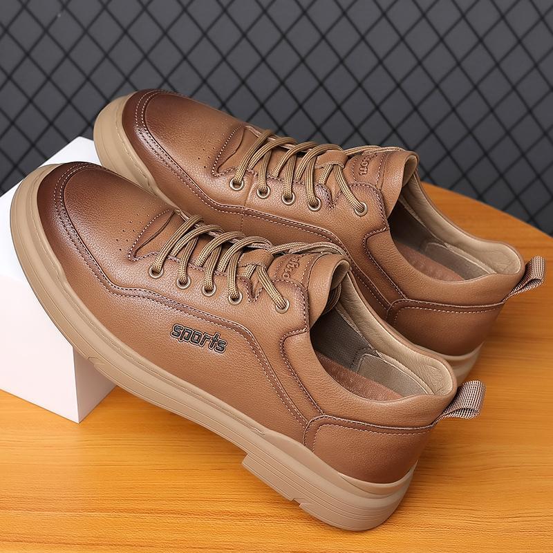 SAOLA Uomo Tempo Libero Sport Pompa Punta Rotonda Comfort Traspirante Board Oxford Lace Up Scarpe