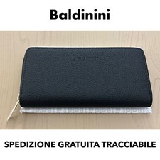 Portafoglio ZIP BALDINI - NERO BLACK - Come Nuovo Con Scatola - IDEA REGALO