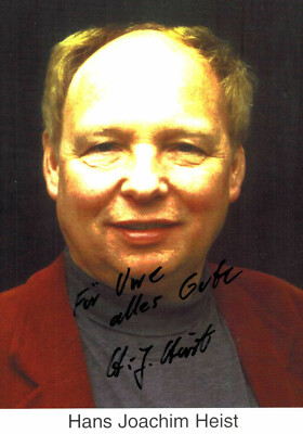 Hans J.Heist * Original Signature on Card No. 8450 d