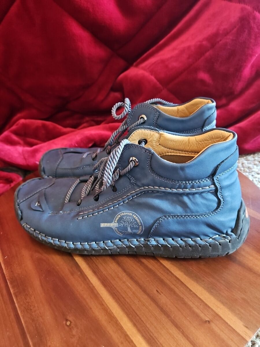 New Shion Fashion Sport Blue Boots 100% Caoutchouc Size 44 New Shion Fashion Sport Blue Boots 100% Caoutchouc Size 44