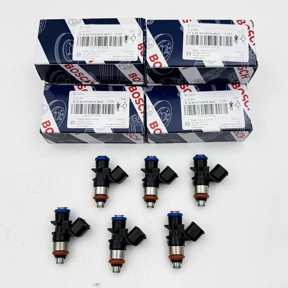 6x Durable Fuel Injectors For Bosch 5184085AC Wrangler Challenger
