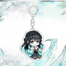 Demon Slayer Tokitou Muichirou Keychain Pendant Cute Creativity Acrylic Gift