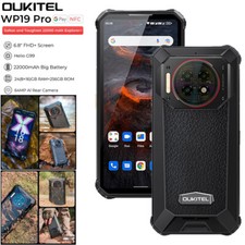 OUKITEL WP19 PRO 4G LTE Rugged Phone Android Mobile Waterproof Unlocked 24 256GB