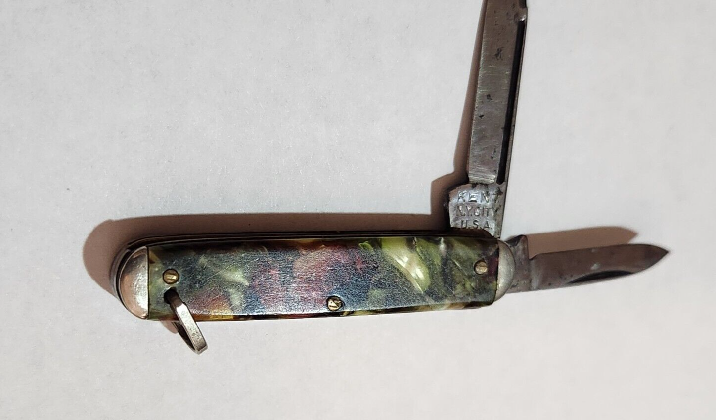 Vintage Kent NY City Celluloid Pocket Knife eBay