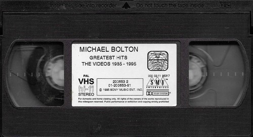 Michael Bolton - Greatest Hits (VHS) - Bild 4 von 4