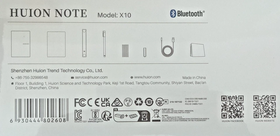 HUION Note Model X10 2 in 1 Digital Notebook Drawing Tablet - Image 3 of 4