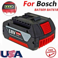 5.0Ah 18V Lithium Rechargeable Battery for Bosch BAT609G BAT618 BAT618G BAT609