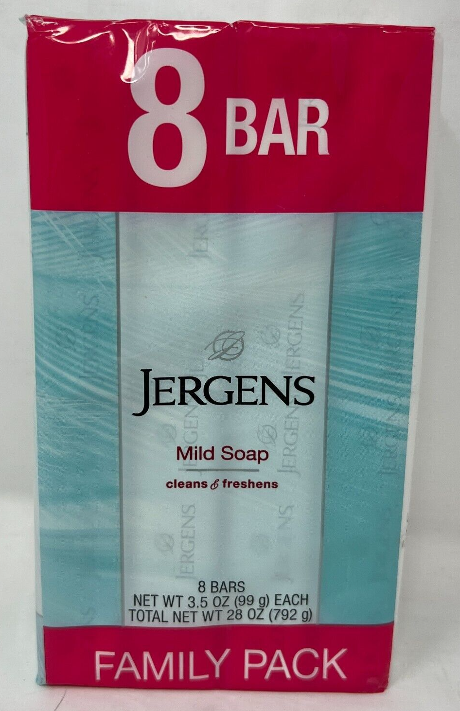 New Sealed 8 PACK Jergens Mild Soap 8 Bars CLEANS & FRESHENS 3.5 OZ eBay
