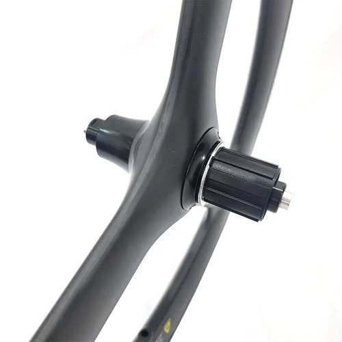 24 Inch 507 Tri Spokes Carbon Road Bicycle Wheelset Front Recumbent Bike Wheel - Picture 9 of 11