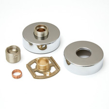 THERMOSTATIC MIXER BAR SHOWER WALL PLATE BRACKET CHOICES WALL MOUNTS 