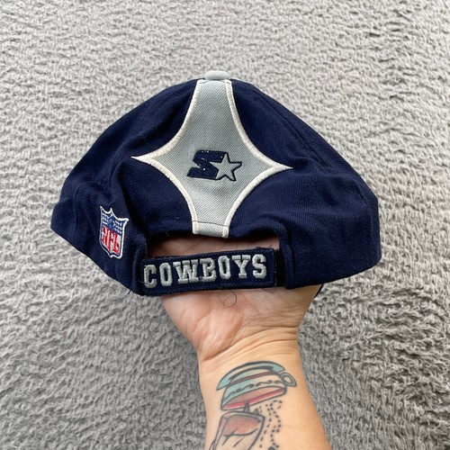 Vintage Dallas Cowboys Starter Hat Cap Adjustable Wool Blend Pro Line 90s - Picture 3 of 10