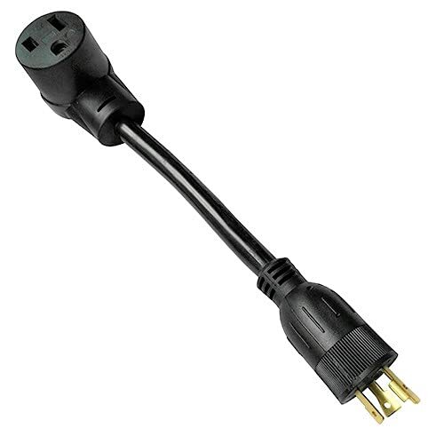 885040 Power Adapter Cord 3-Prong Generator 20A Locking L5-20P Male to Weldin...