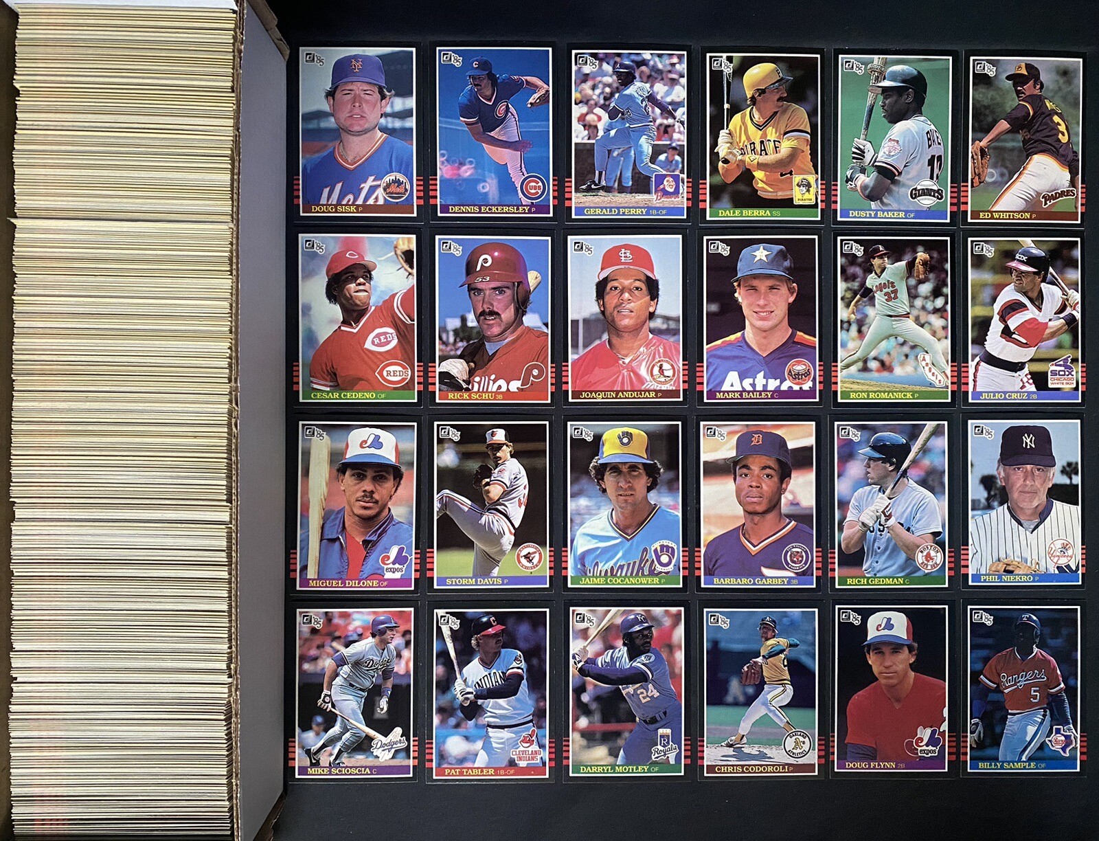 1985 Donruss - Baseball Cards - #441-660 - Complete Your Set - You U Pick